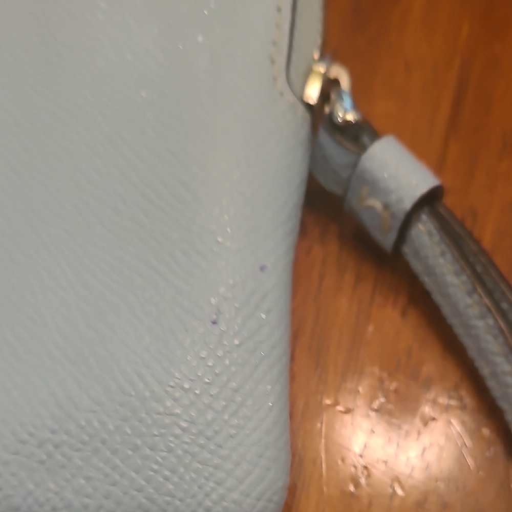 Coach Sky Blue Wristlet - Picture 3 of 3
